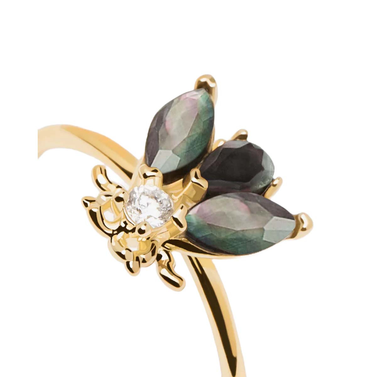 PDPAOLA Bague - Zaza - en argent doré PDPAOLA Bague - Zaza - en argent plaqué or - AN01-255
