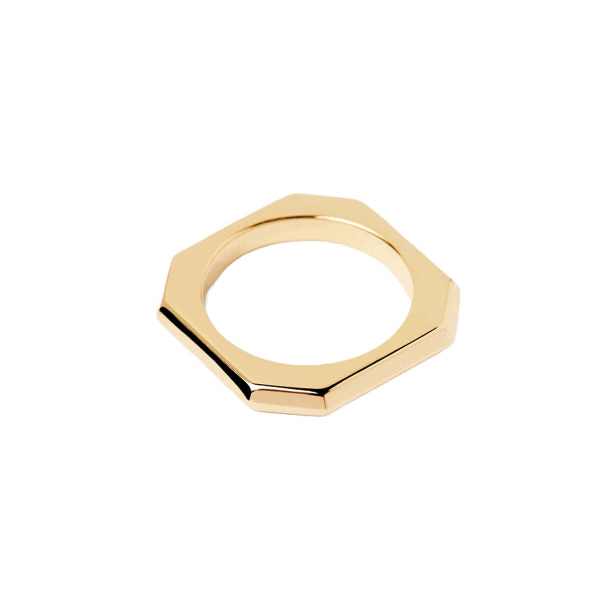 PDPAOLA Bague - The Chain- en métal doré PDPAOLA Bague - Signature Link - en métal plaqué or - AN01-378