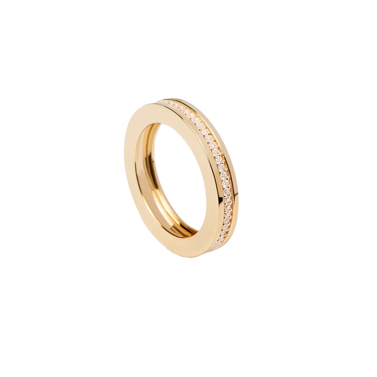 PDPAOLA Bague - Infinity - en argent plaqué or - AN01-630