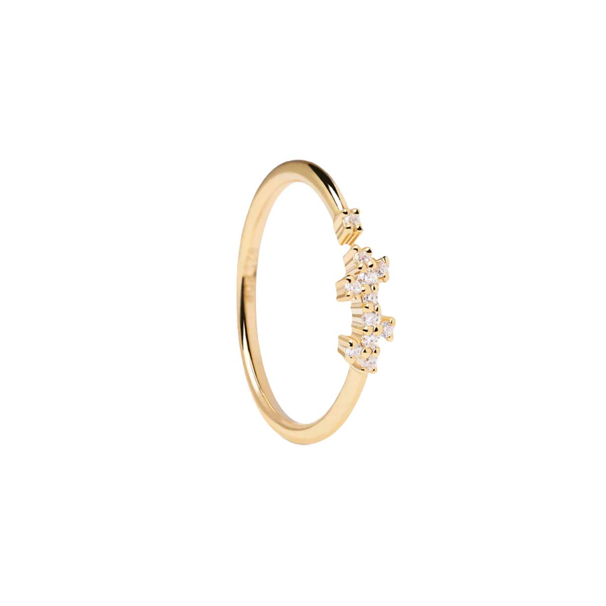 PDPAOLA Bague - Juno - en argent doré PDPAOLA Bague - Zena - en argent plaqué or - AN01-652
