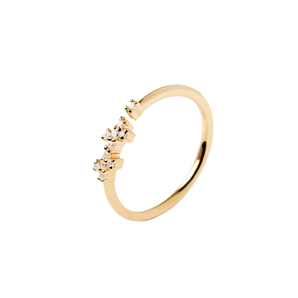 PDPAOLA Bague - Juno - en argent doré PDPAOLA Bague - Zena - en argent plaqué or - AN01-652