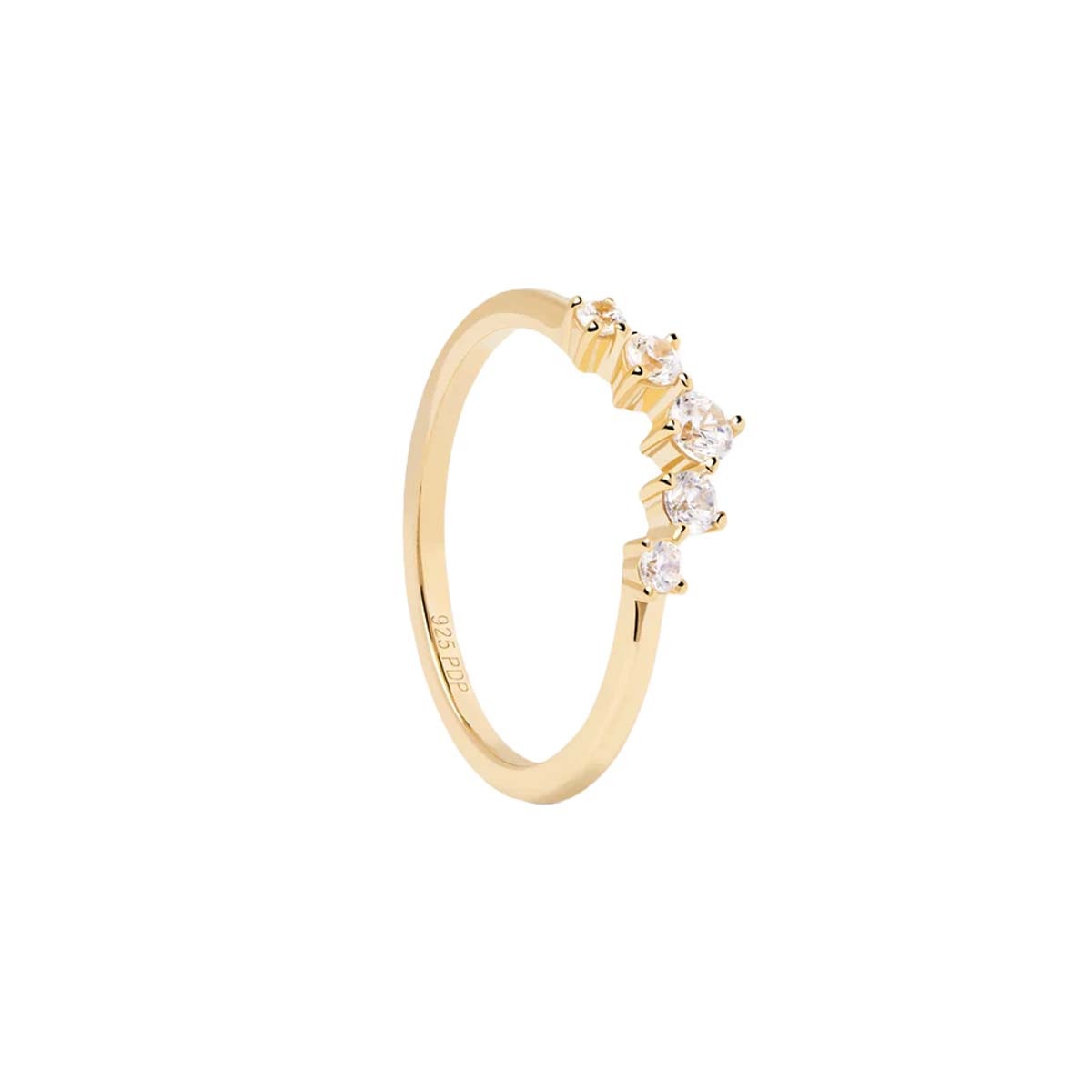 PDPAOLA Bague - Carry Overs - en argent doré PDPAOLA Bague - Ciel - en argent plaqué or - AN01-823