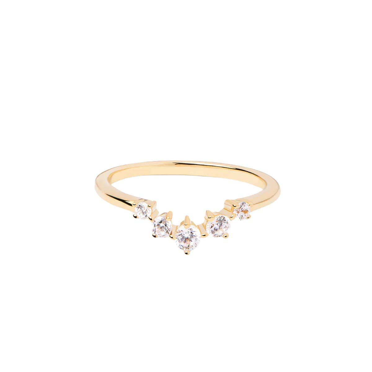 PDPAOLA Bague - Carry Overs - en argent doré PDPAOLA Bague - Ciel - en argent plaqué or - AN01-823