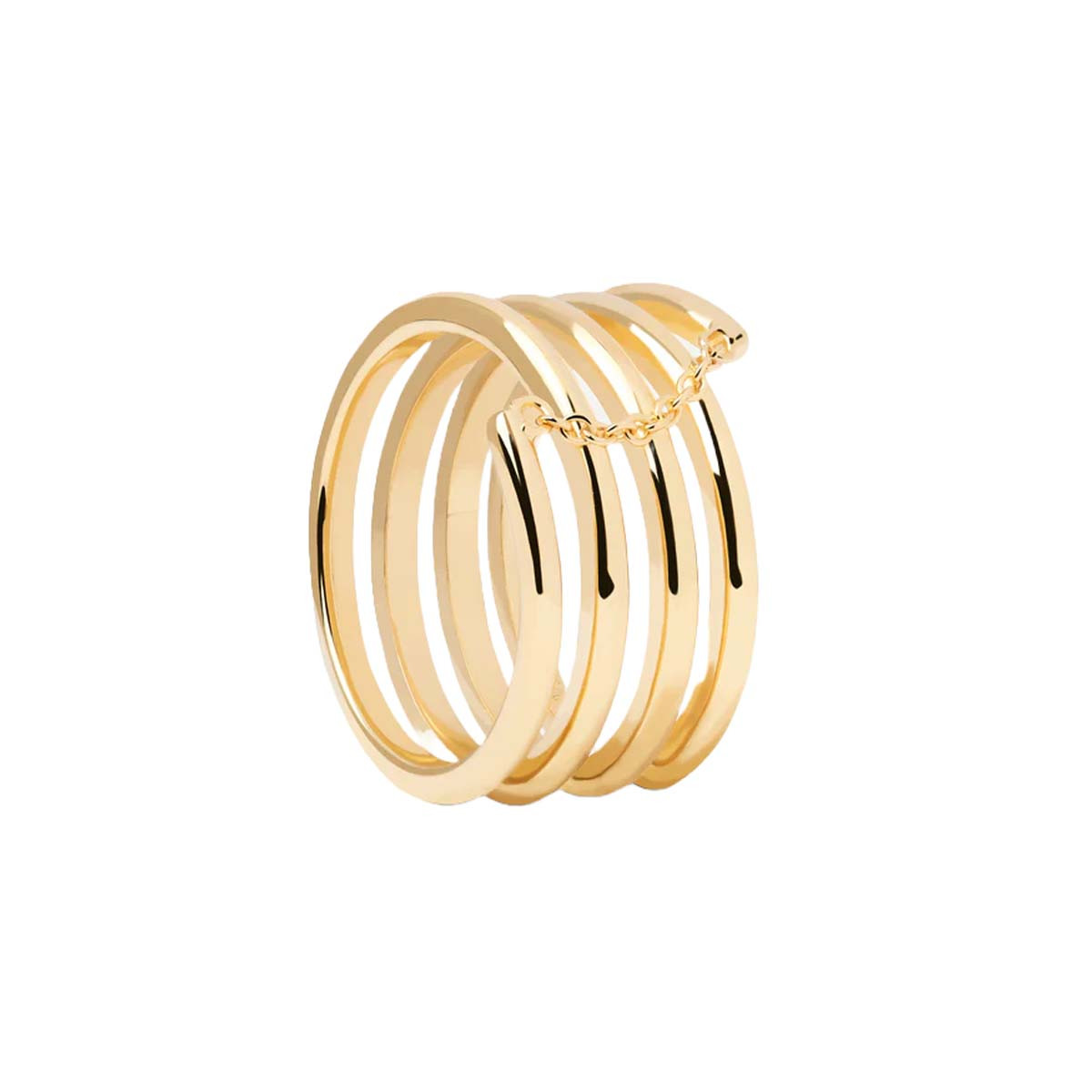 PDPAOLA Bague - Carry Overs - en argent doré PDPAOLA Bague - Spring - en argent plaqué or - AN01-904