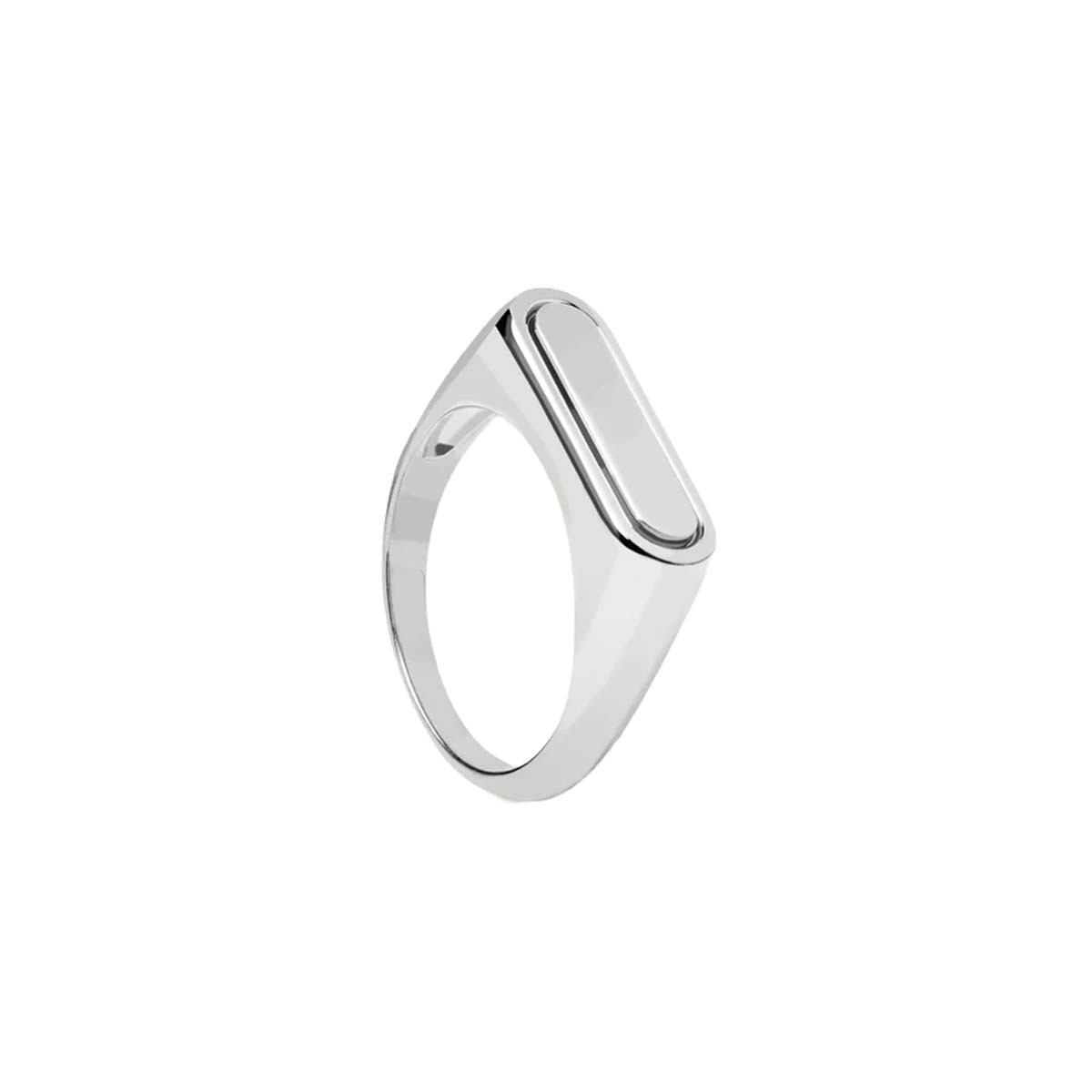 PDPAOLA Bague - Carry Overs - en argent PDPAOLA Bague - Chevalière Ribbon - en argent - AN02-625