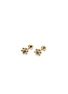 PDPAOLA Boucles d'Oreilles - Les Petites - en argent doré