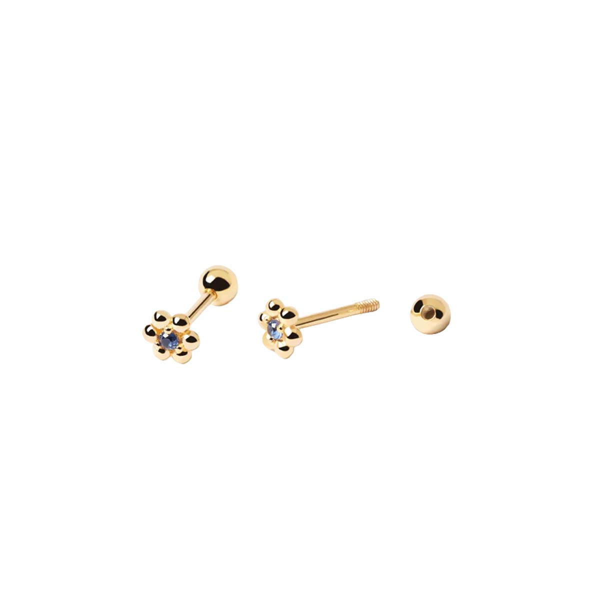 PDPAOLA Boucles d'Oreilles - Les Petites - en argent doré PDPAOLA Boucles d'Oreilles - Marguerite - en argent plaqué or - AR01-283-U