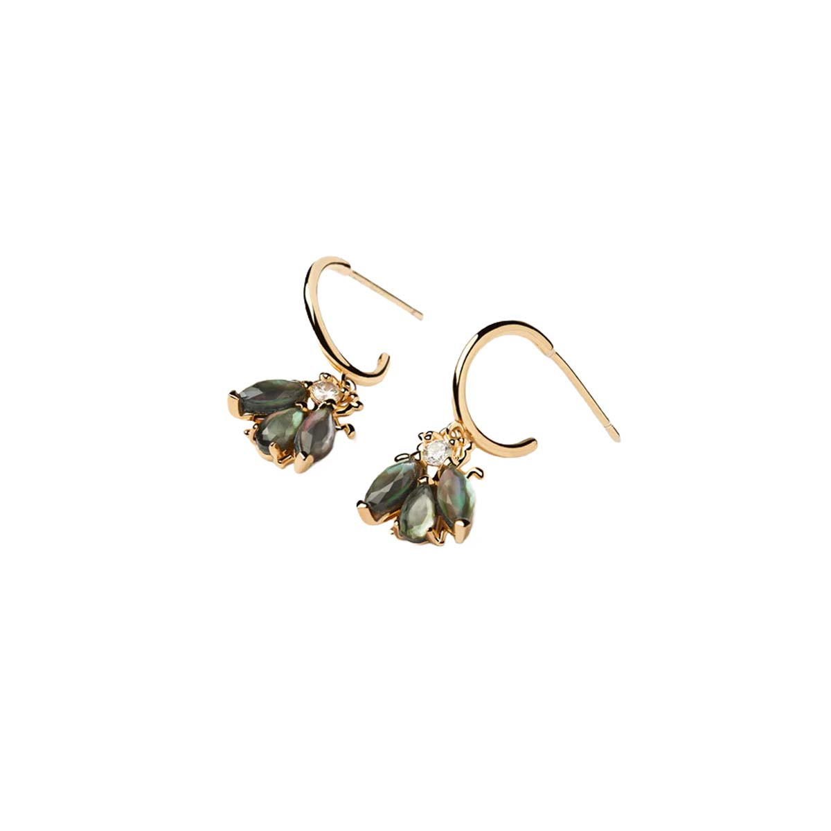 PDPAOLA Boucles d'Oreilles - Zaza - en argent doré PDPAOLA Boucles d'Oreilles - Zaza - en argent plaqué or - AR01-314-U