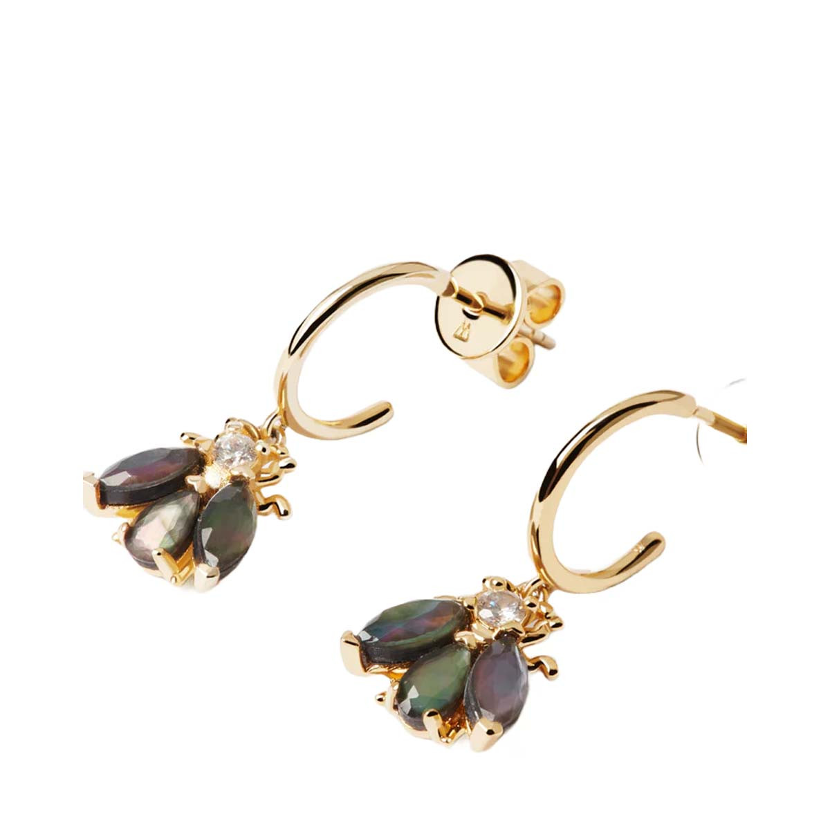 PDPAOLA Boucles d'Oreilles - Zaza - en argent doré PDPAOLA Boucles d'Oreilles - Zaza - en argent plaqué or - AR01-314-U