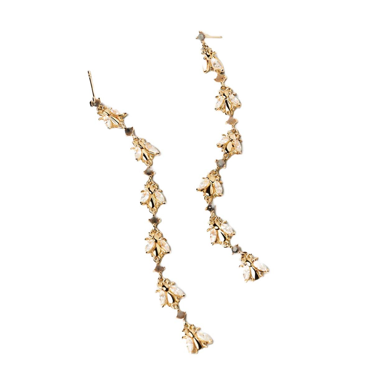 PDPAOLA Boucles d'Oreilles - Zaza - en argent doré PDPAOLA Boucles d'Oreilles - Nest - en argent plaqué or - AR01-318-U