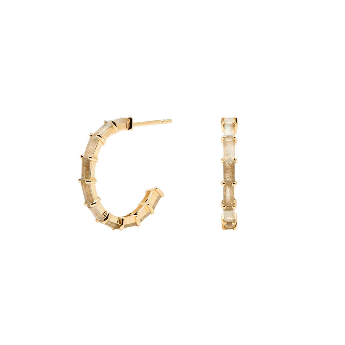 PDPAOLA Boucles d'Oreilles - Zaza - en argent doré PDPAOLA Boucles d'Oreilles - Pistil - en argent plaqué or - AR01-322-U