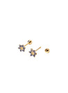 PDPAOLA Boucles d'Oreilles - Les Petites - en argent doré