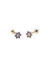PDPAOLA Boucles d'Oreilles - Les Petites - en argent doré