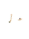 PDPAOLA Boucles d'Oreilles - Zodiaque - en argent doré