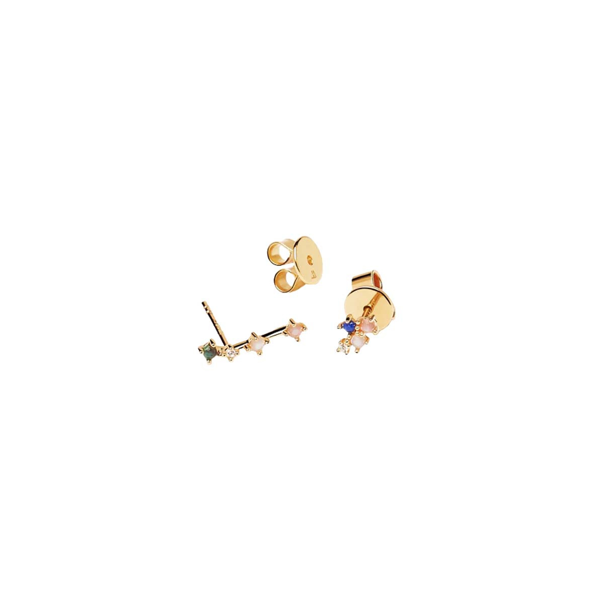 PDPAOLA Boucles d'Oreilles - Bélier - en argent plaqué or - AR01-404-U