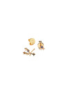 PDPAOLA Boucles d'Oreilles - Zodiaque - en argent doré
