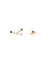PDPAOLA Boucles d'Oreilles - Zodiaque - en argent doré