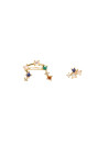 PDPAOLA Boucles d'Oreilles - Zodiaque - en argent doré