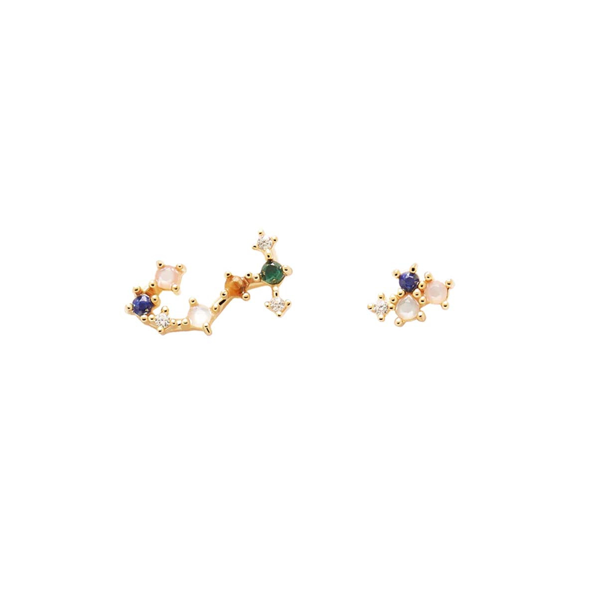 PDPAOLA Boucles d'Oreilles - Zodiaque - en argent doré PDPAOLA Boucles d'Oreilles - Scorpion - en argent plaqué or - AR01-411-U