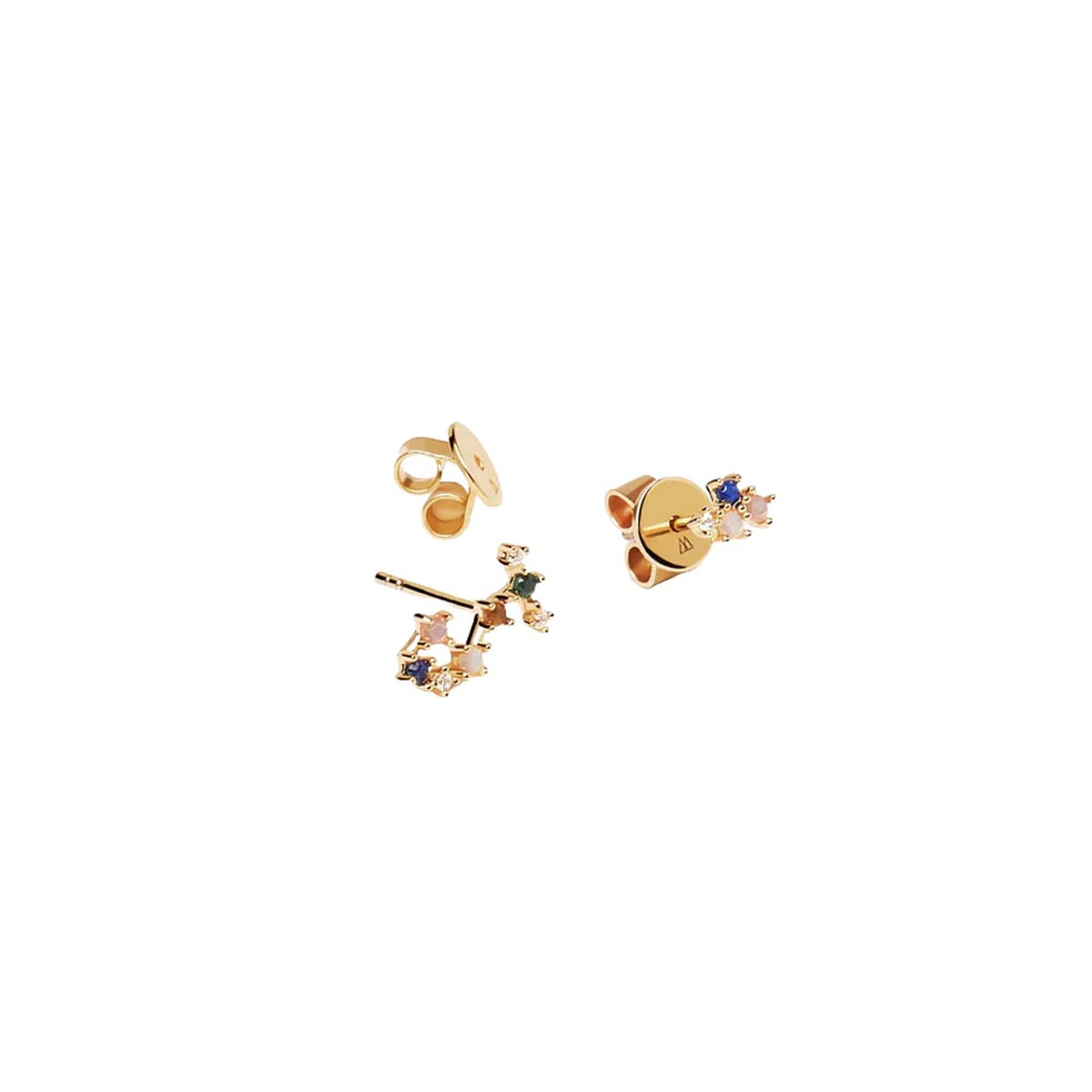 PDPAOLA Boucles d'Oreilles - Zodiaque - en argent doré PDPAOLA Boucles d'Oreilles - Scorpion - en argent plaqué or - AR01-411-U
