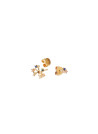 PDPAOLA Boucles d'Oreilles - Zodiaque - en argent doré