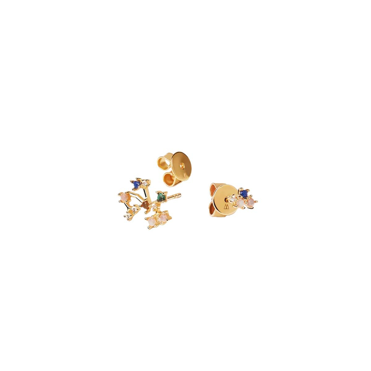 PDPAOLA Boucles d'Oreilles - Zodiaque - en argent doré PDPAOLA Boucles d'Oreilles - Sagittaire - en argent plaqué or - AR01-412-U