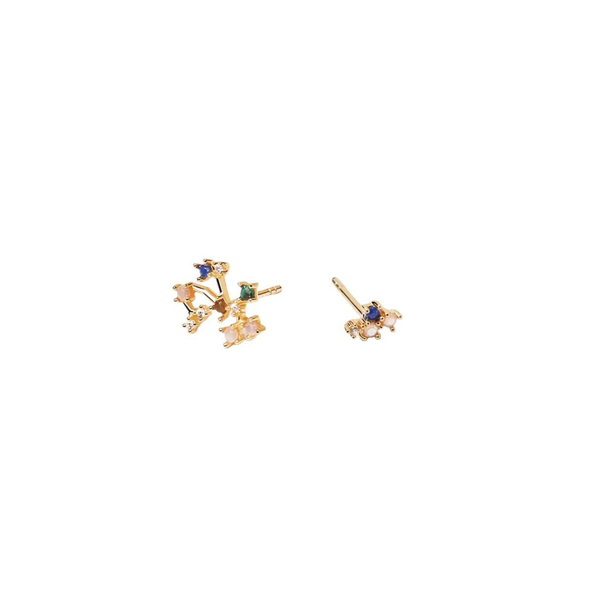 PDPAOLA Boucles d'Oreilles - Zodiaque - en argent doré PDPAOLA Boucles d'Oreilles - Sagittaire - en argent plaqué or - AR01-412-U