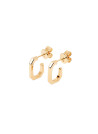 PDPAOLA Boucles d'Oreilles - The Chain- en métal doré