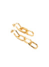 PDPAOLA Boucles d'Oreilles - The Chain- en métal doré
