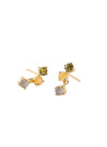 PDPAOLA Boucles d'Oreilles - Juno - en argent doré