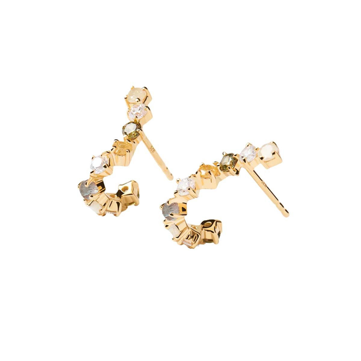 PDPAOLA Boucles d'Oreilles - Juno - en argent doré PDPAOLA Boucles d'Oreilles - Tuscany - en argent plaqué or - AR01-557-U