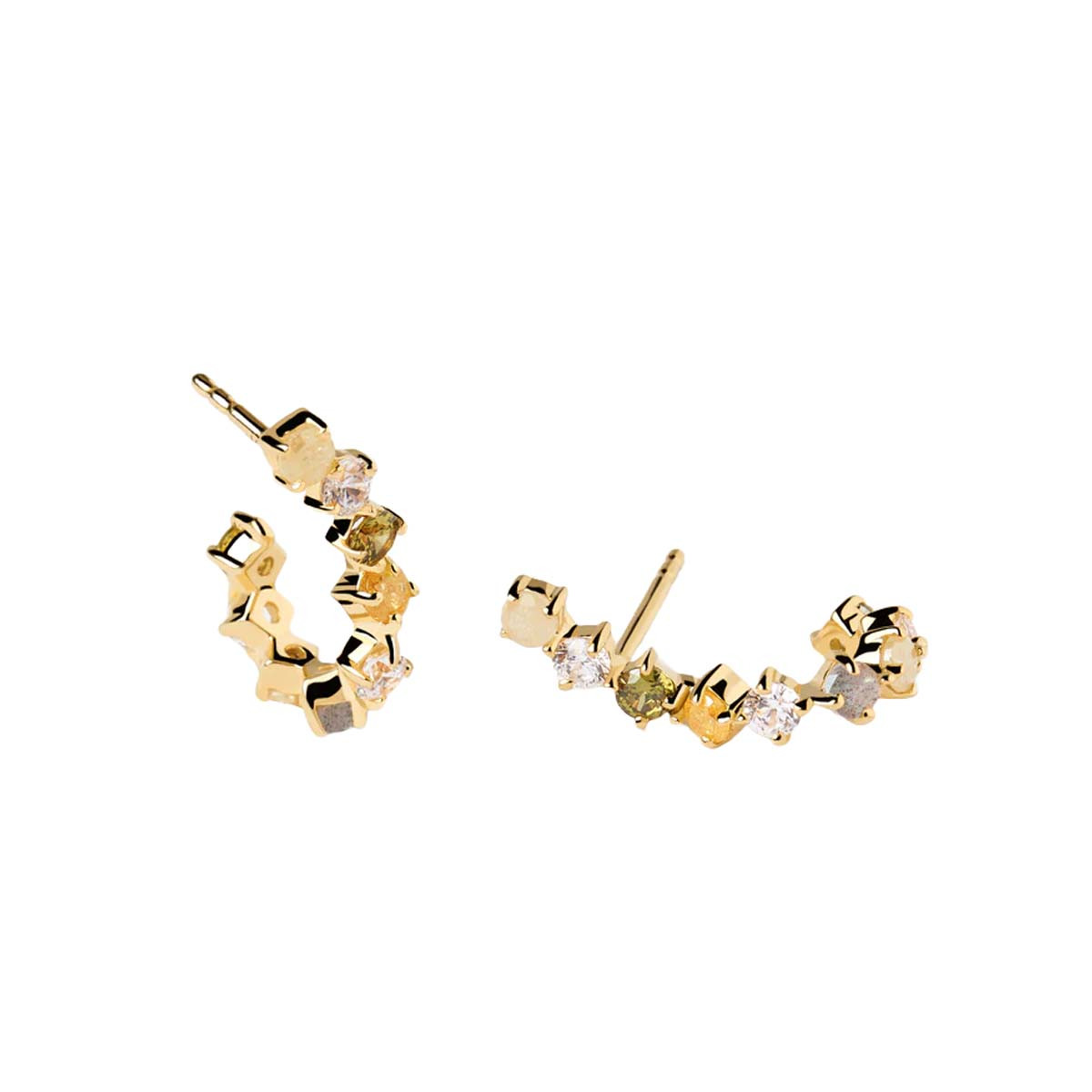 PDPAOLA Boucles d'Oreilles - Juno - en argent doré PDPAOLA Boucles d'Oreilles - Tuscany - en argent plaqué or - AR01-557-U