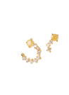 PDPAOLA Boucles d'Oreilles - Juno - en argent doré
