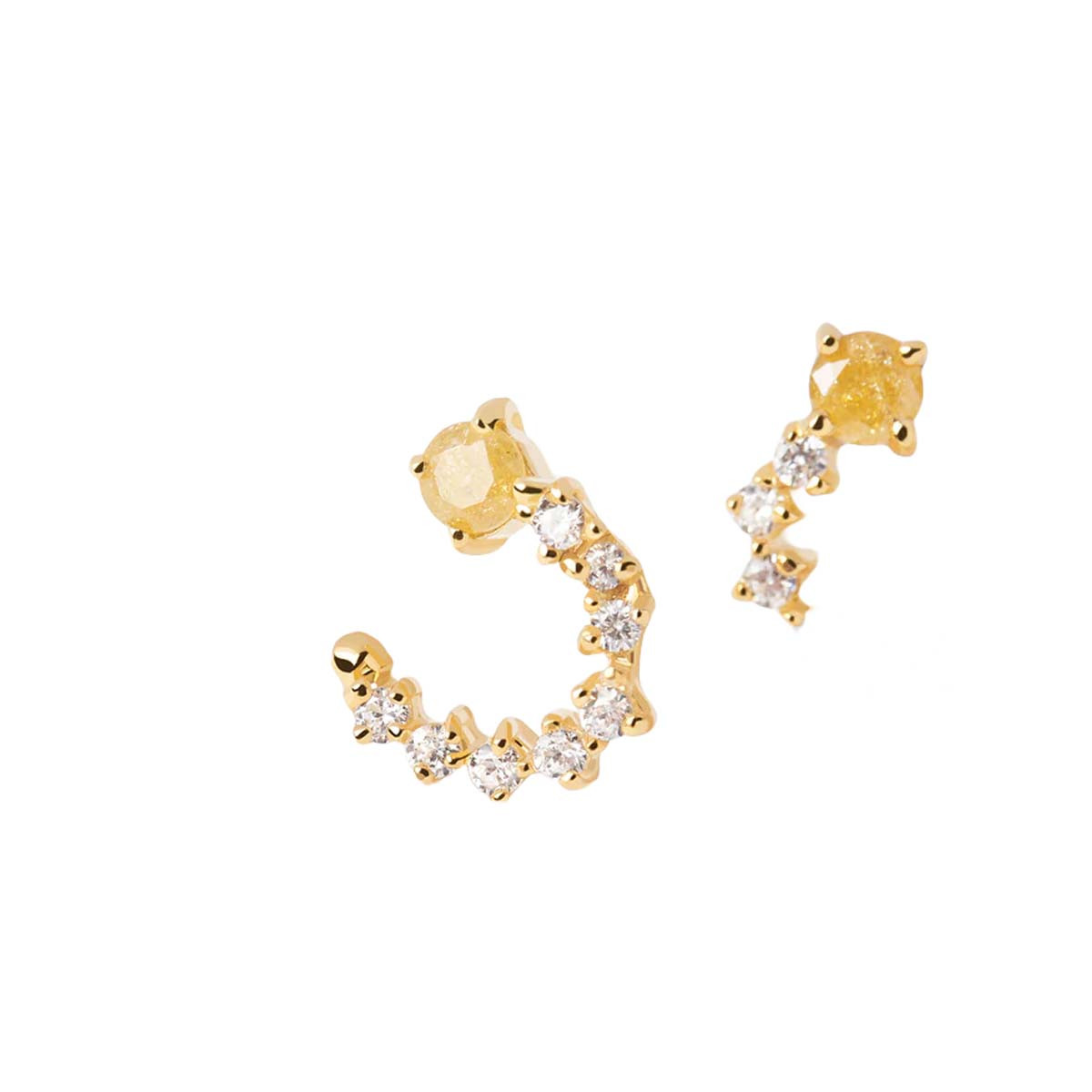 PDPAOLA Boucles d'Oreilles - Juno - en argent doré PDPAOLA Boucles d'Oreilles - Villa - en argent plaqué or - AR01-558-U