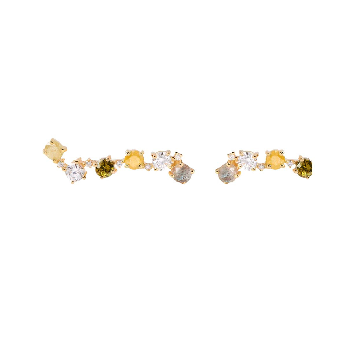 PDPAOLA Boucles d'Oreilles - Juno - en argent doré PDPAOLA Boucles d'Oreilles - April - en argent plaqué or - AR01-560-U