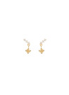 PDPAOLA Boucles d'Oreilles - Juno - en argent doré