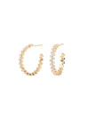 PDPAOLA Boucles d'Oreilles - Carry Overs - en argent doré