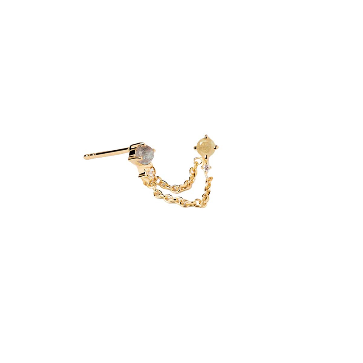 PDPAOLA Boucle d'Oreille - Zena - en argent plaqué or - AR01-600-U