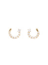 PDPAOLA Boucles d'Oreilles - Carry Overs - en argent doré