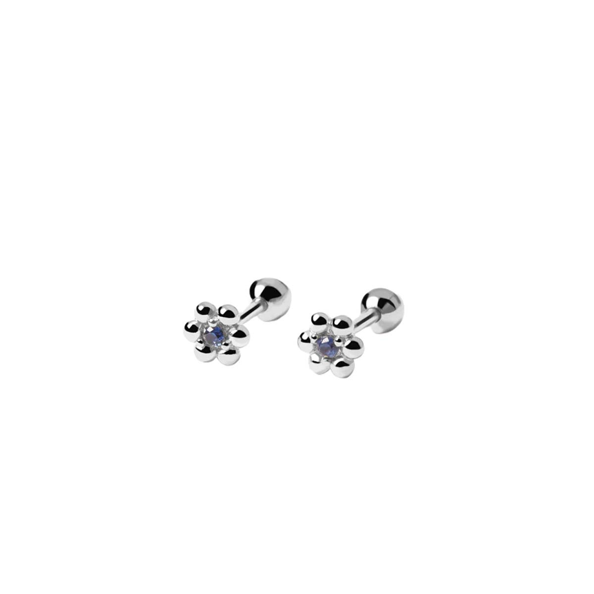 PDPAOLA Boucles d'Oreilles - Marguerite - en argent - AR02-283-U