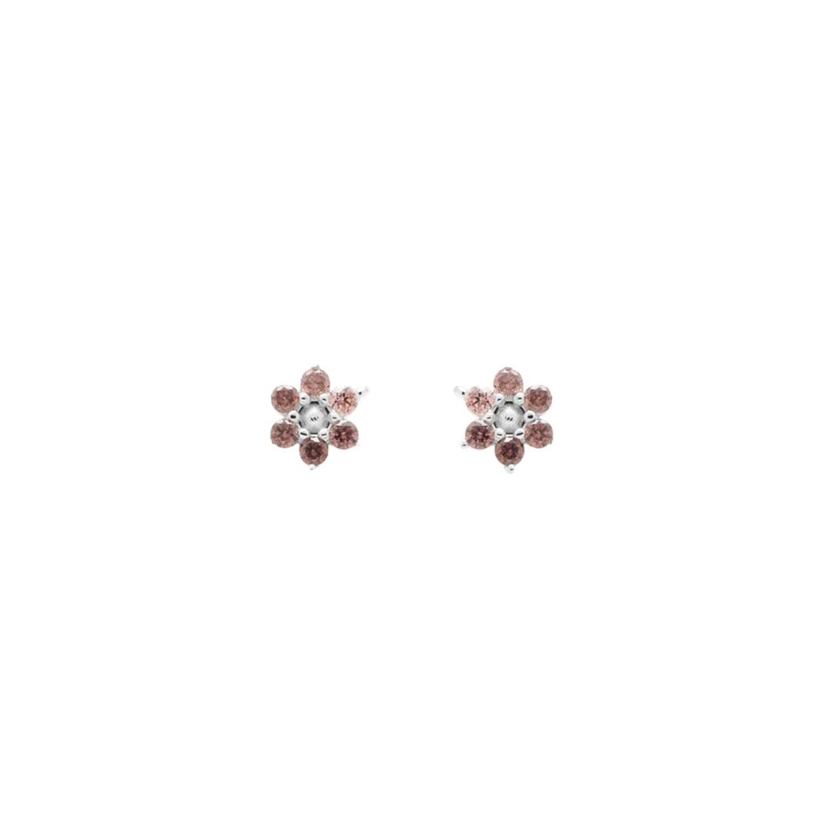PDPAOLA Boucles d'Oreilles - Les Petites - en argent PDPAOLA Boucles d'Oreilles - Rose Peony - en argent - AR02-284-U