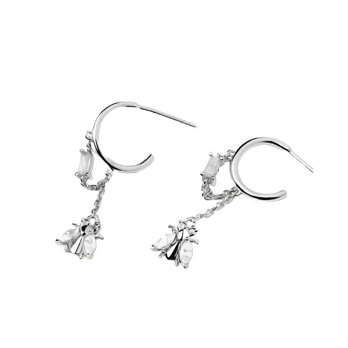 PDPAOLA Boucles d'Oreilles - Breeze - en argent - AR02-315-U
