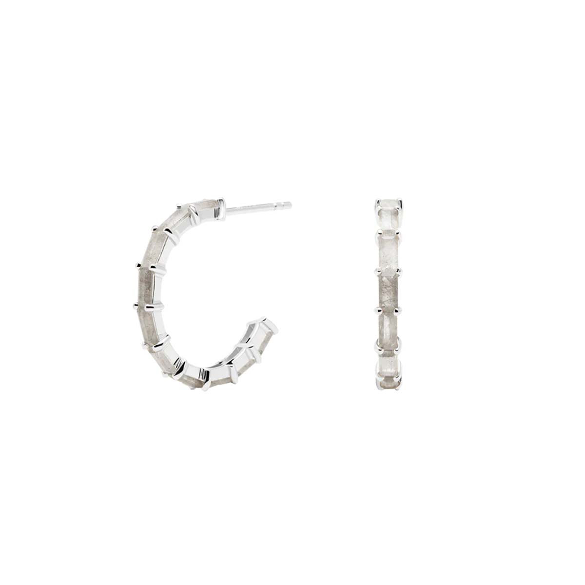 PDPAOLA Boucles d'Oreilles - Pistil - en argent - AR02-322-U