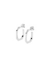 PDPAOLA Boucles d'Oreilles - The Chain- en métal