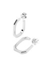 PDPAOLA Boucles d'Oreilles - The Chain- en métal