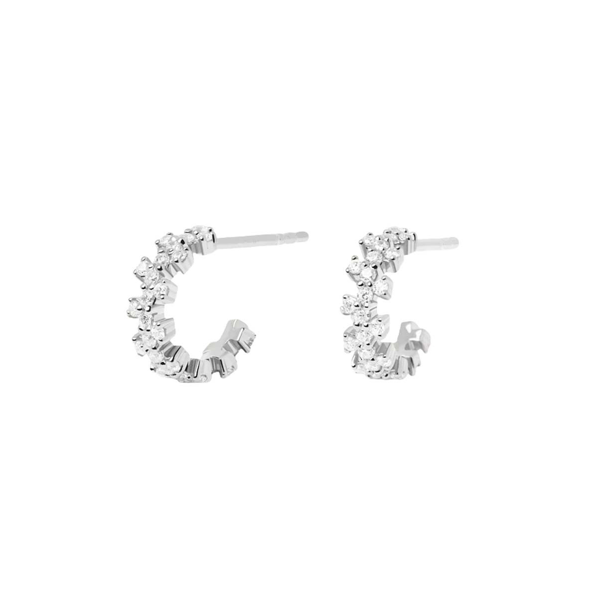 PDPAOLA Boucles d'Oreilles - Carry Overs - en argent PDPAOLA Boucles d'Oreilles - Little Crown - en argent - AR02-578-U