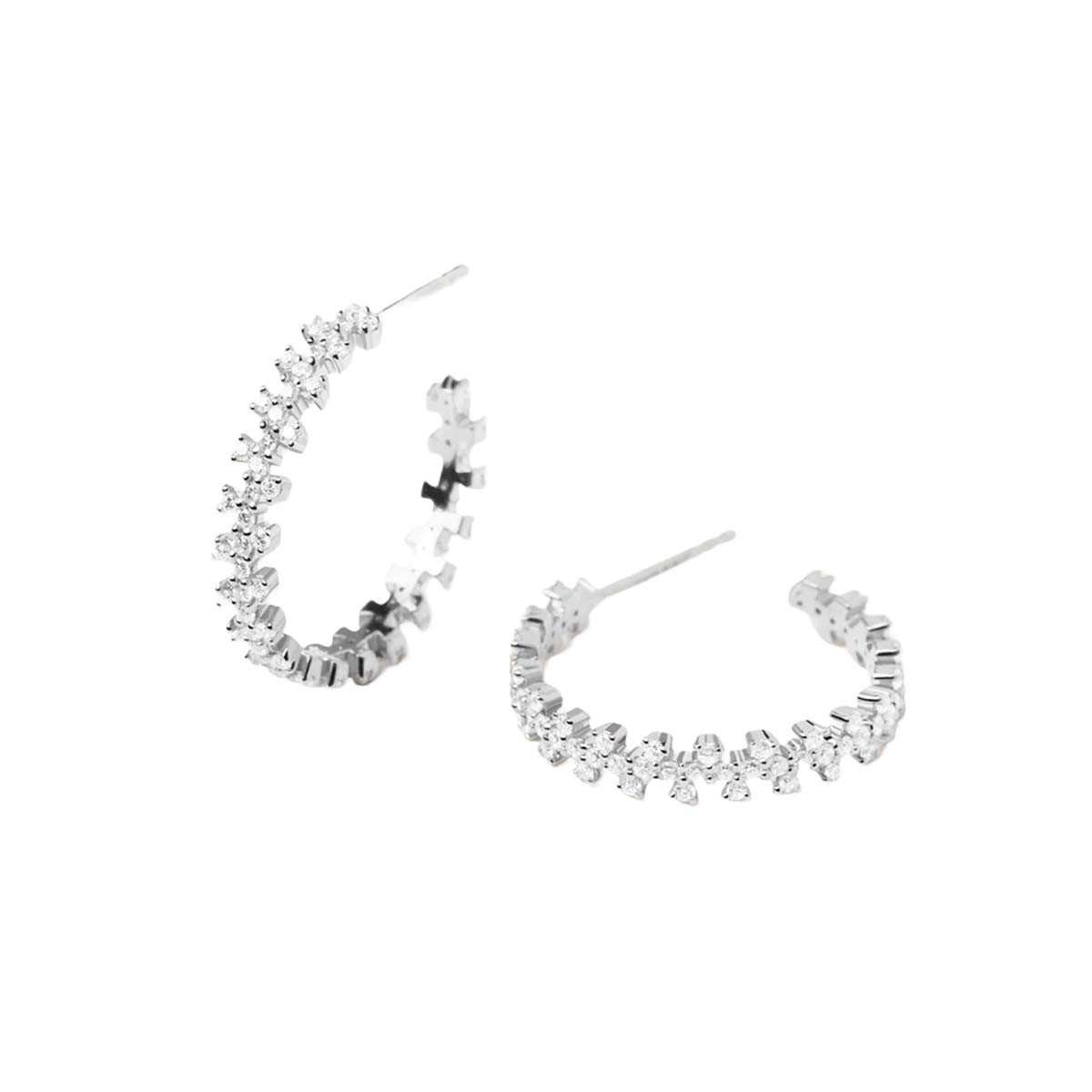PDPAOLA Boucles d'Oreilles - Crown - en argent - AR02-579-U