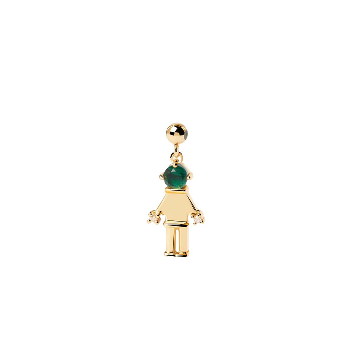PDPAOLA Charm - Charms - en argent doré PDPAOLA Charm - Fille & Garçon - en argent plaqué or - CH01-019-U
