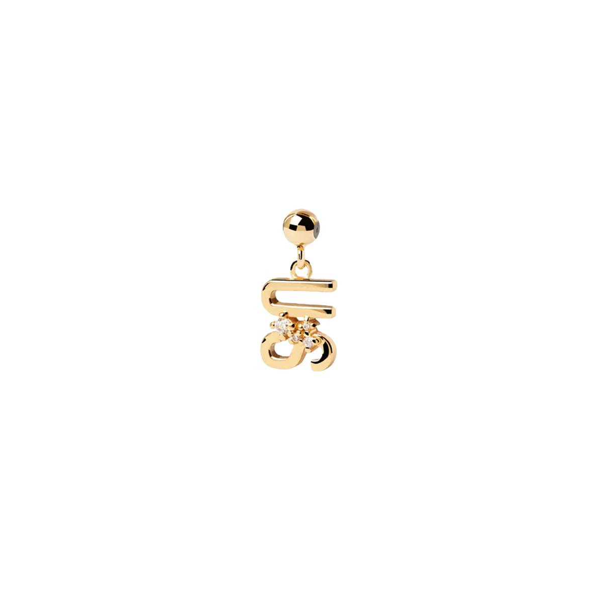 PDPAOLA Charm - US - en argent plaqué or - CH01-032-U