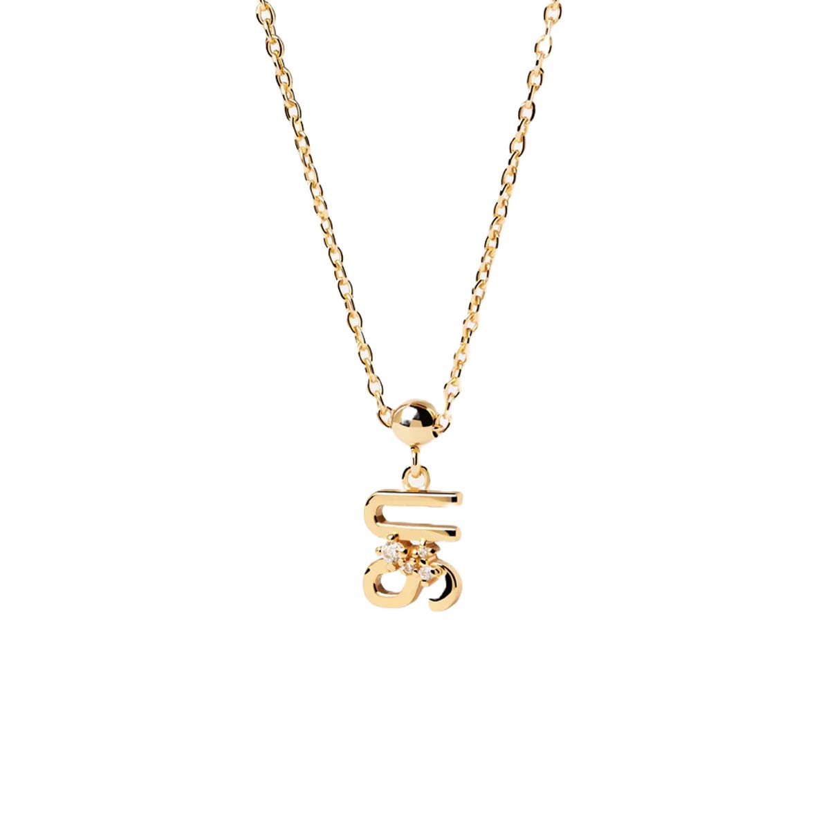 PDPAOLA Charm - US - en argent plaqué or - CH01-032-U
